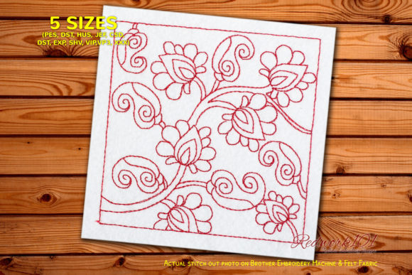 Abstract Flower Pattern: A Festive Touch for Warm Seasons