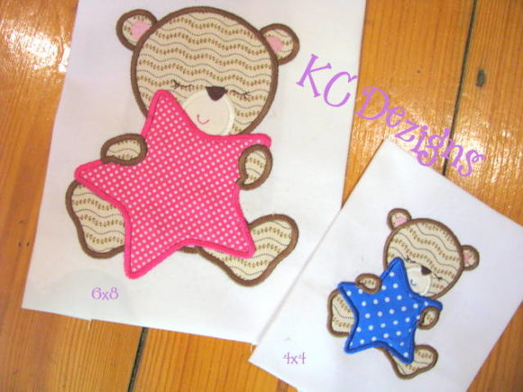Adorable Baby Girl Bear with Star