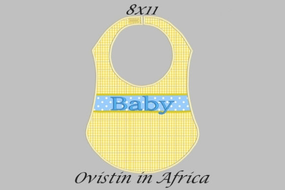 Adorable Yellow Bib for Baby Apparel