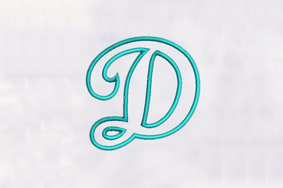 Charming Alphabet Font Puff D for Personalized Gifts