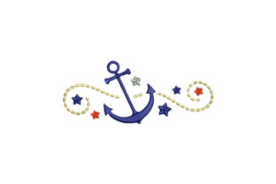 Charming Anchors for Nautical Embroidery Projects