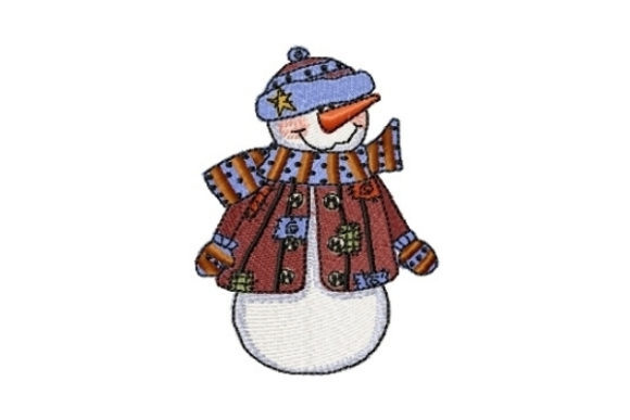Charming Snowman Patches for Festive Projects