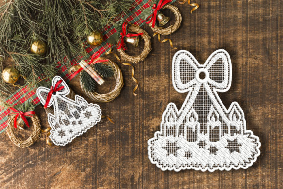 Christmas Candles FSL for Apparel