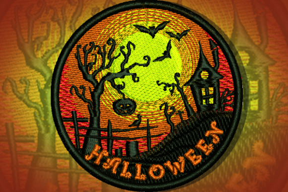 Halloween Patch: A Versatile Embroidery Design