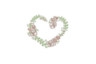Heartshaped Flower Wreath: A Fresh Spring Embellishment