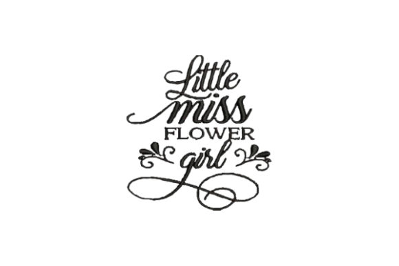 Little Miss Flower Girl: A Charming Embroidery Design