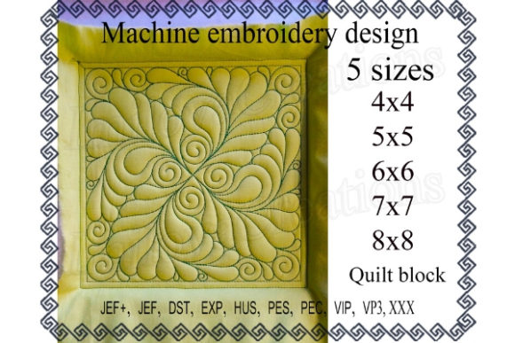 Quilt Block: A Versatile Addition to Your Embroidery Collection