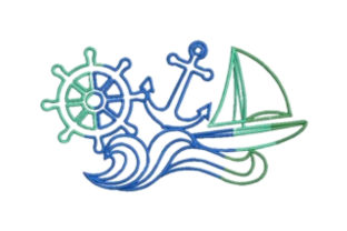 Rainbow Nautical: A Splash of Color for Your Embroidery