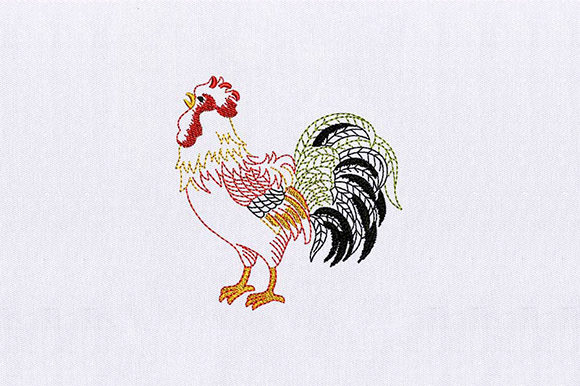Rooster Male: A Vibrant Addition to Your Embroidery Projects