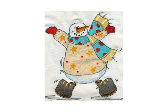Sassy Fat Dancing Snowman Embroidery Review